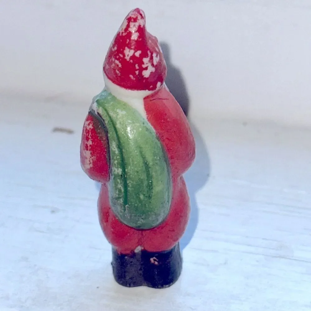 Lot of‎ 3 small Santa Claus ornaments & figurine